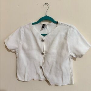 H&M  White Button Down Shirt